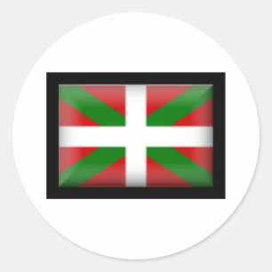 Basque Flag   País Vasco Classic Round Sticker