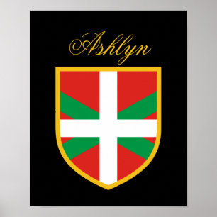 Basque Flag Poster