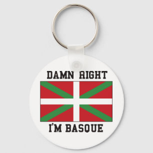 Basque Flag Spain Key Ring