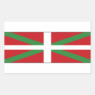Basque Flag Spain Rectangular Sticker