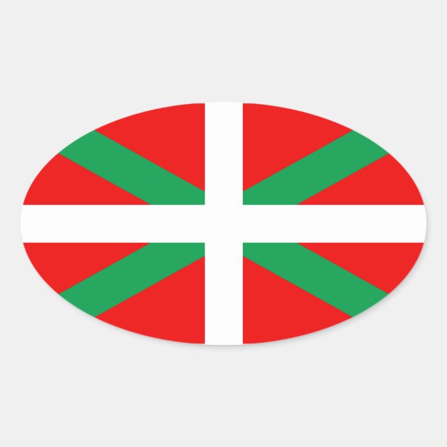 Basque Flag sticker "Ikkurina" (Front)