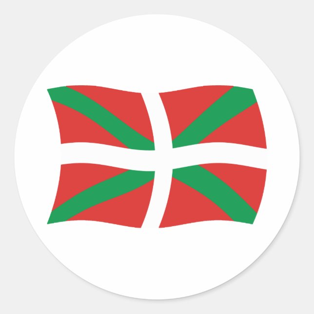 Basque People Flag Sticker (Front)