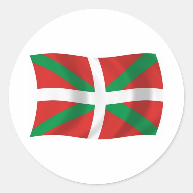 Basque People Flag Sticker (Front)