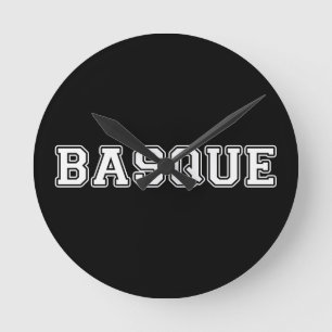 Basque Round Clock