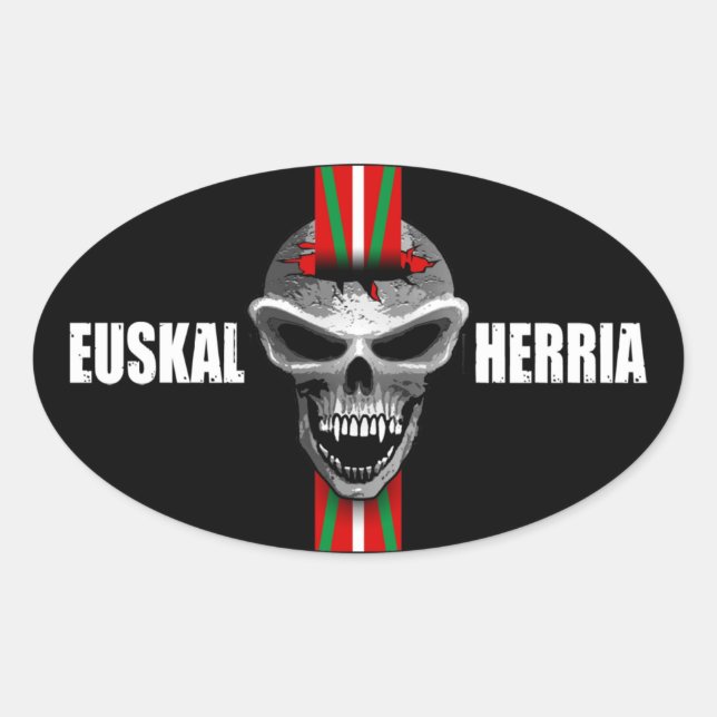 Basque Skull Sticker (Front)