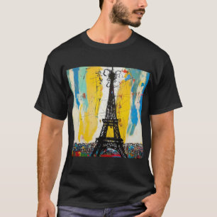 Basquiat-Inspired Eiffel Tower Tee