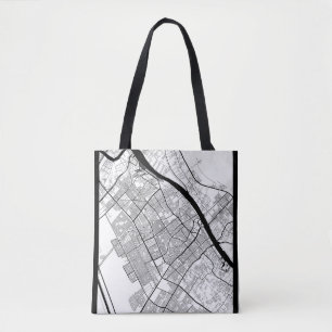 Basrah Iraq Map Tote Bag
