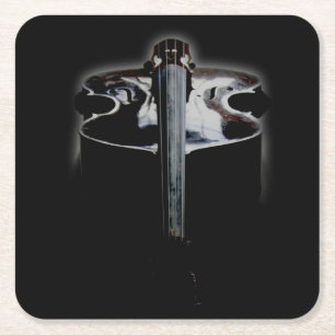 Bass 1 coastercn square paper coaster