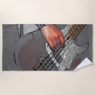 Bass 4 btcna beach towel