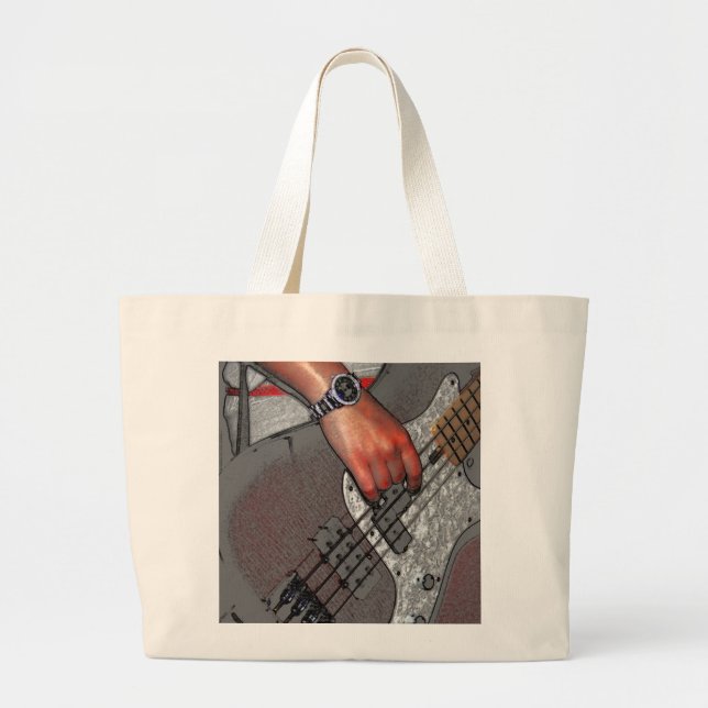 Bass 4 jtm large tote bag (Front)