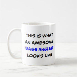 bass angler, awessome coffee mug