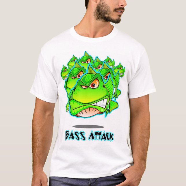 bass attack T-Shirt (Front)