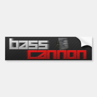 Bass Cannon Bumper Sticker