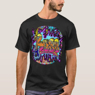 Bass Circle Graffiti Art 1 T-Shirt