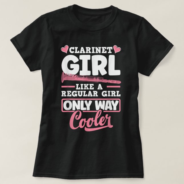 Bass Clarinet Clarinetist Clarinet Player Clarinet T-Shirt (Design Front)