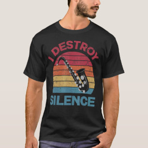 Bass Clarinet Clarinetist Clarinet Player I Destro T-Shirt
