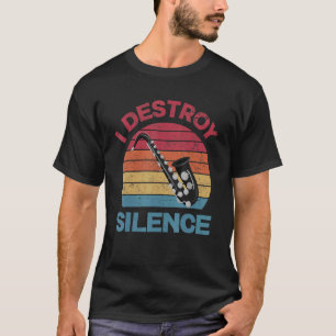 Bass Clarinet Clarinetist Clarinet Player I Destro T-Shirt