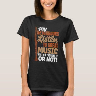 Bass Clarinet Clarinetist Clarinet Player  Quote T-Shirt