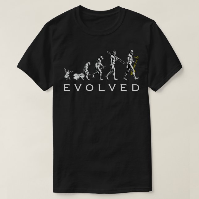 Bass Clarinet Evolution T-Shirt (Design Front)