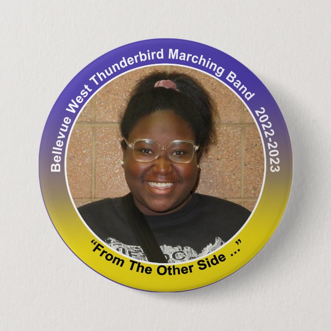 Bass Clarinet Tamyia 12 7.5 Cm Round Badge (Front)