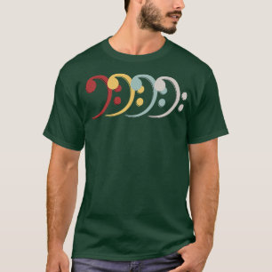 Bass Clef Musicians Bass Guitar Player Bassist Ban T-Shirt