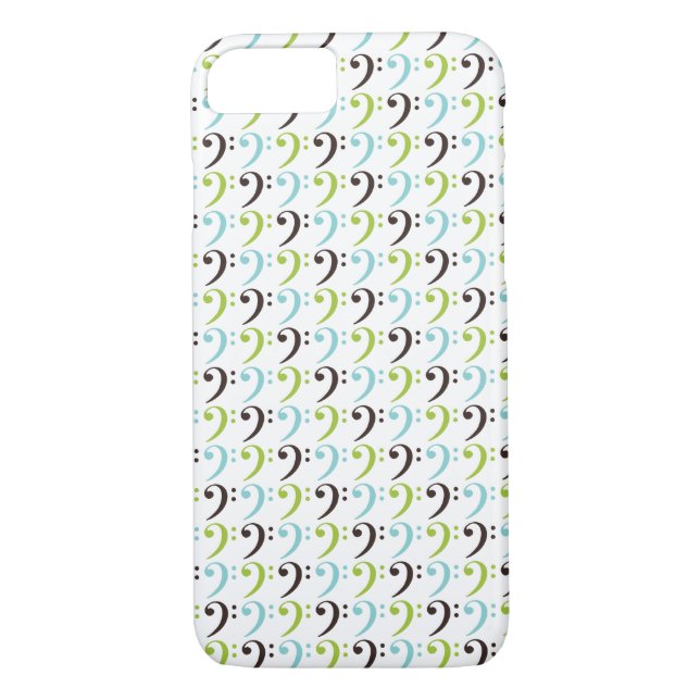 Bass Clef Pattern Case-Mate iPhone Case (Back)