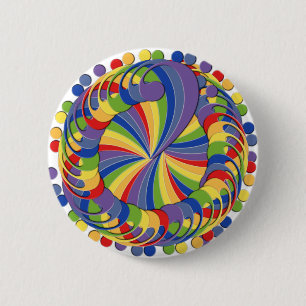 Bass clef pinwheel 2 6 cm round badge