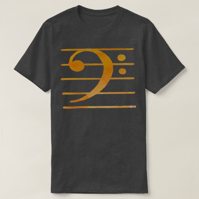 Bass clef  T-Shirt (Design Front)