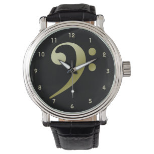 Bass Clef Watch 2 by Leslie Harlow