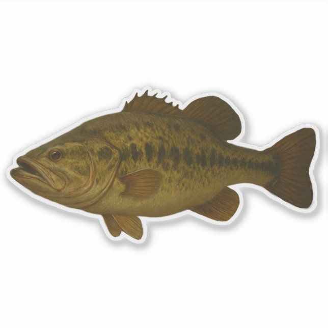 Bass Cut-out Sticker (Front)