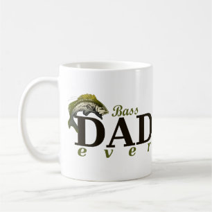 Bass Dad Ever Best Dad Pun Coffee Mug