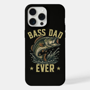 Bass Dad Ever Fishing Father's Day Fisherman iPhone 15 Pro Max Case