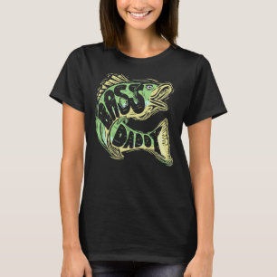 Bass Daddy Fishing Large Mounts Bass Lake Fishing T-Shirt