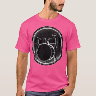Bass Drum For Bass Drummer Player Musician Bass Dr T-Shirt