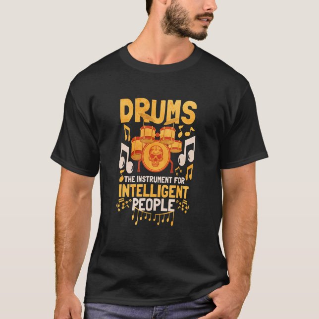 Bass Drum Set Cool Drummer Kit 2 T-Shirt (Front)