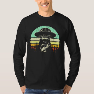 Bass Fish Alien Abduction Fishing Ufo Spaceship Fi T-Shirt