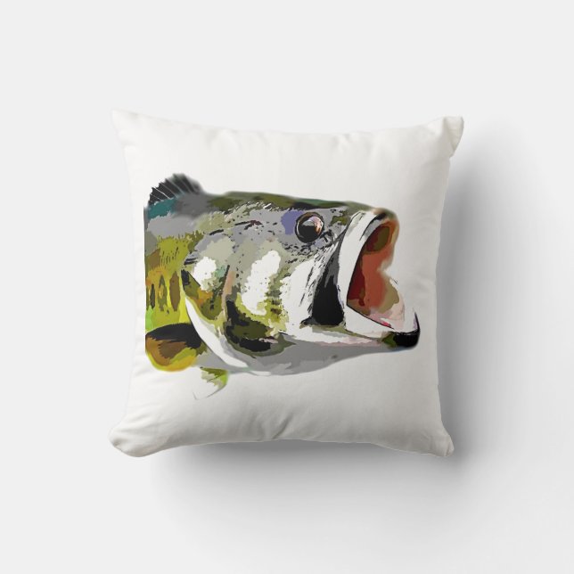Bass Fish Cushion (Front)