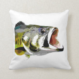 Bass Fish Cushion