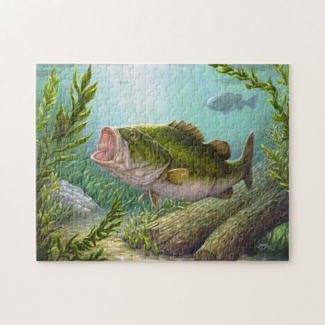 Bass Fish Jigsaw Puzzle (Horizontal)