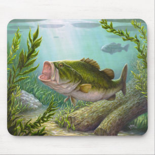 Bass Fish Mouse Pad