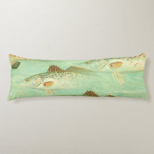 Bass Fish Pattern  Body Cushion