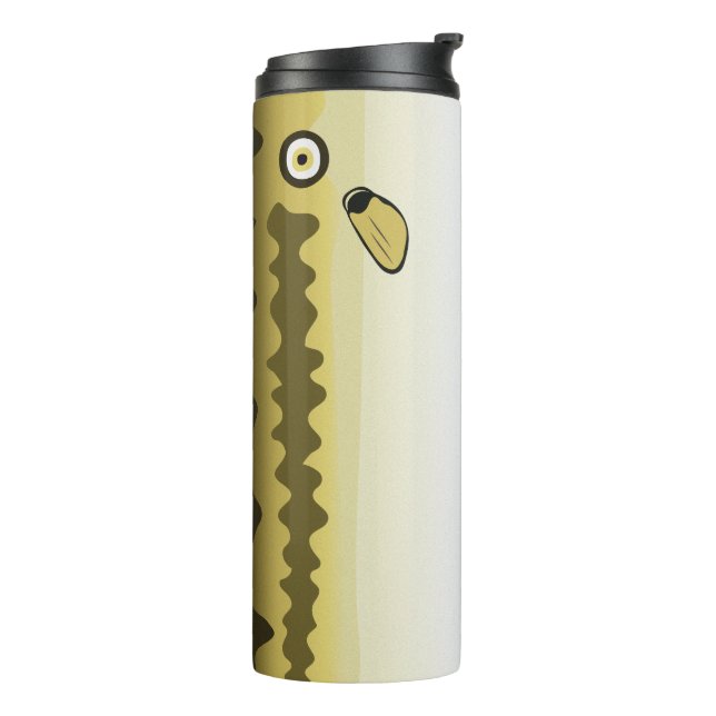 bass fish thermal tumbler (Rotated Left)