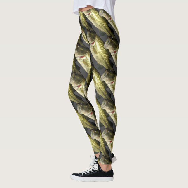 Bass Fish Womens Leggings (Left)