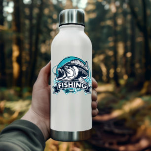 Bass Fishing Blue Sticker Die-Cut Sticker