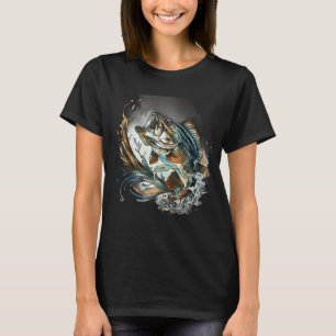 Bass Fishing. Chasing Bass T-Shirt