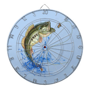 Bass Fishing Dartboard