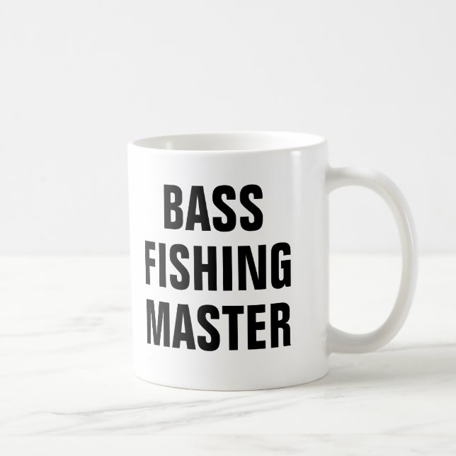 Bass Fishing Master Coffee Mug (Right)
