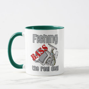 Bass Fishing The Reel Deal Mug