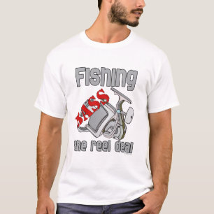 Bass Fishing The Reel Deal T-Shirt