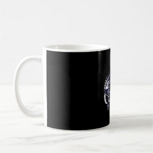 Bass fishing usa american flag rod and reel coffee mug